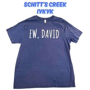 Source Unknown Navy Blue 'Ew, David' T-Shirt